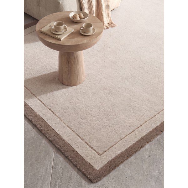 Brūns/krēmkrāsas paklājs no vilnas maisījuma 120x170 cm Niko – Villeroy&Boch-image-2