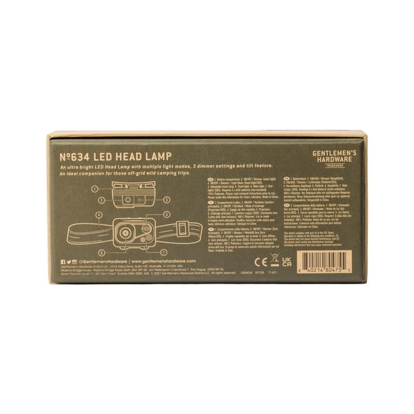Galvas lukturis – Gentlemen's Hardware-image-4