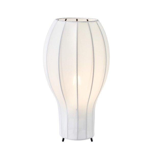 Balta tekstila galda lampa (augstums 36,5 cm) Globo – Markslöjd