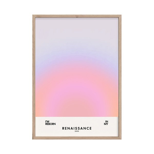 Drukāta glezna ar rāmi 50x70 cm Soft Nuances – Styler