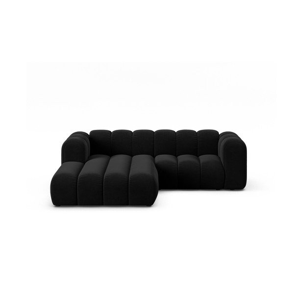 Antracīta pelēks stūra dīvāns (ar kreiso stūri) Lupine – Micadoni Home