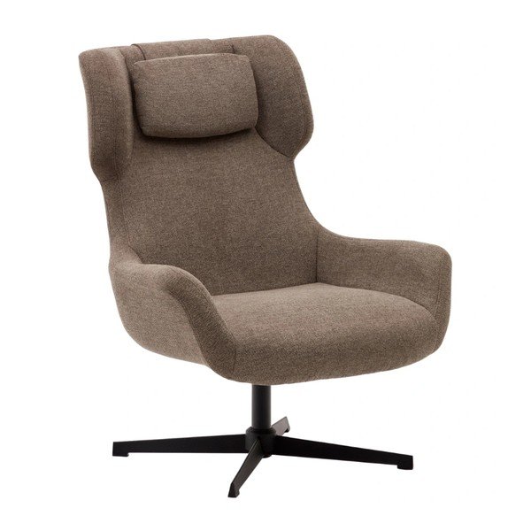 Brūns atpūtas krēsls Zalina – Kave Home