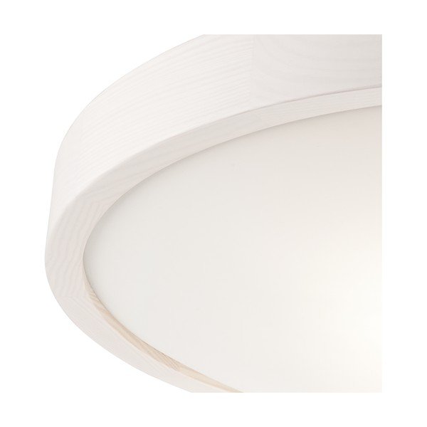 Balta griestu lampa ar stikla abažūru – LAMKUR-image-4
