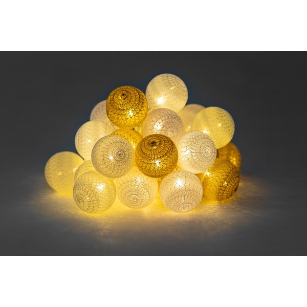 Smilškrāsas LED gaismiņu virtene LUKKA, 30 gaismiņas-image-1