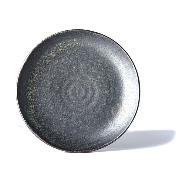 Melns keramikas šķīvis MIJ BB, ø 24,5 cm