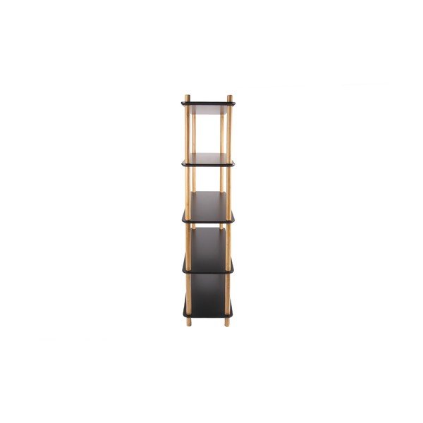 Melns plaukts ar bambusa kājām Leitmotiv Cabinet Simplicity-image-3