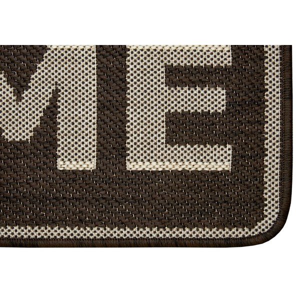 Brūns durvju paklājs Hanse Home Weave Smiley Welcome, 50 x 80 cm-image-1