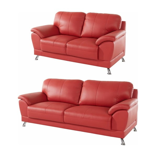 2 sarkanu dīvānu komplekts Støraa Lufti