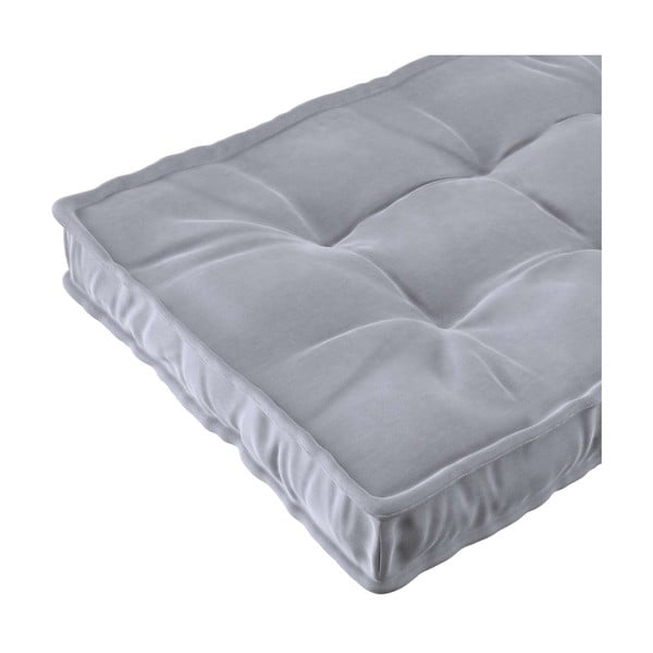 Gaiši pelēks bērnu matracis 60x120 cm Posh Velvet – Yellow Tipi-image-1