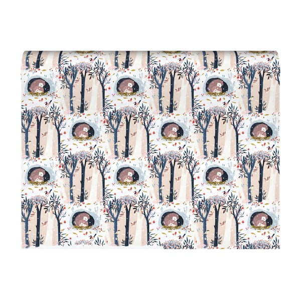 Dāvanu papīru komplekts ar Ziemassvētku motīvu (5 gab.) 69,5x48,5 cm Wild Wood Hideaway – Roger la Borde-image-1