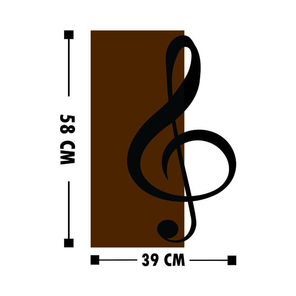 Sienas dekors Wallity Treble Clef-image-4