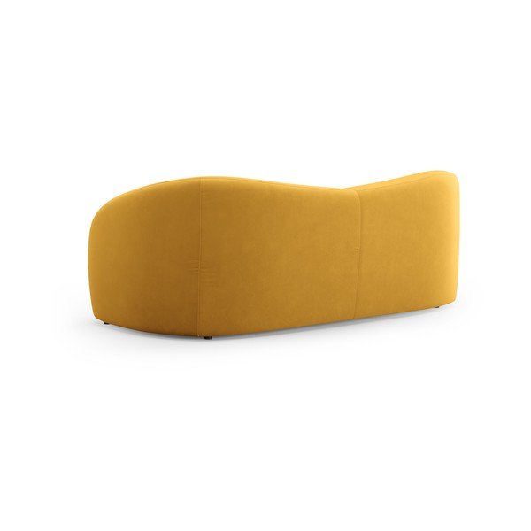 Sinepju dzeltens samta dīvāns 197 cm Santi – Interieurs 86-image-3