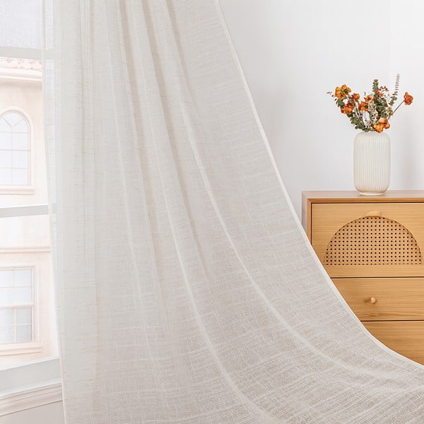 Krēmkrāsas aizkars 140x250 cm Drimar – Restilo-image-3