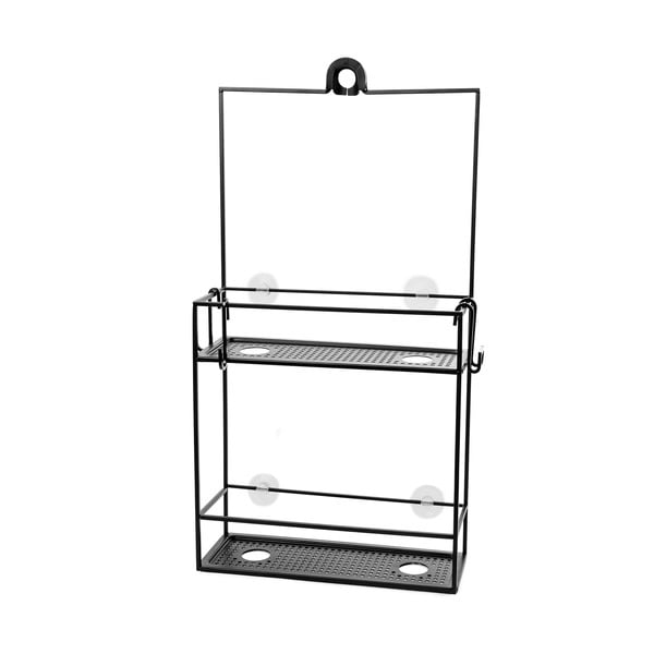 Melns piekarams tērauda vannas istabas plaukts Cubiko – Umbra-image-2