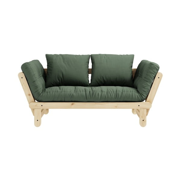 Izvelkamais dīvāns Karup Design Beat Natural Clear/Olive Green