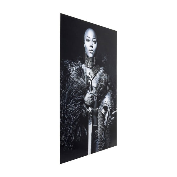Melnbalta glazēta glezna Kare Design Lady Knight, 150 x 100 cm-image-3