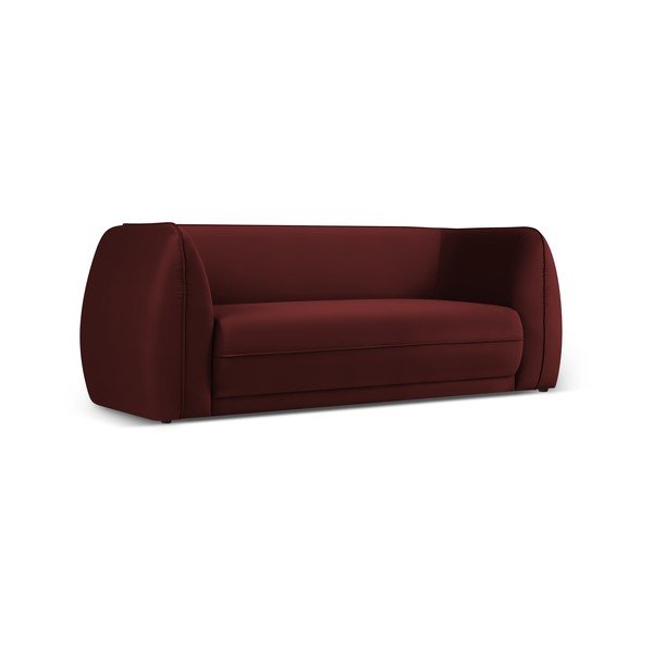 Sarkans samta dīvāns 190 cm Lando – Micadoni Home-image-2