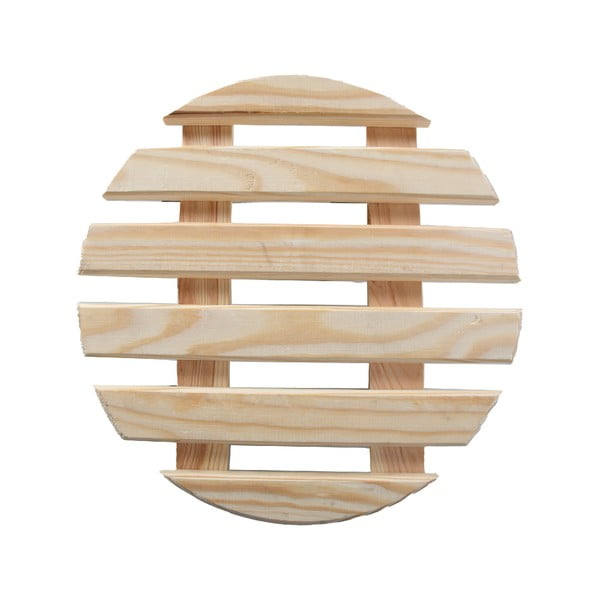 Koka pārvietojams puķu podu statīvs ø 29 cm (augstums 8 cm) Indoor – Esschert Design-image-3