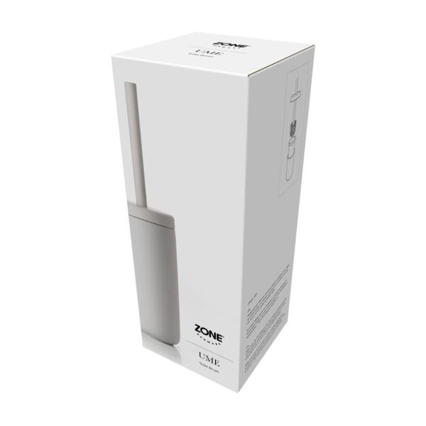 Gaiši pelēka keramikas tualetes birste Zone Soft Grey-image-2