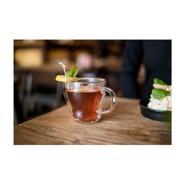 Kapučīno stikla krūzes ar dubultsienu (2 gab.) 370 ml Bolla – Vialli Design-image-3