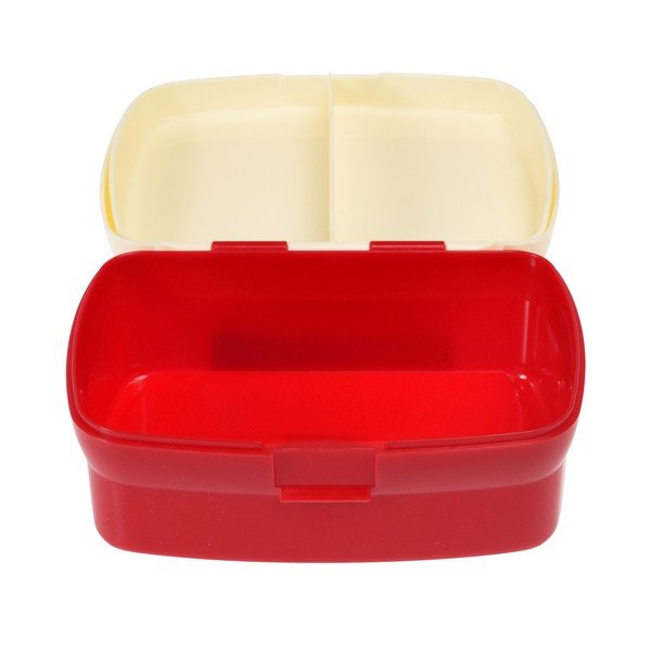 Sarkana/krēmkrāsas bērnu pusdienu kārba Prehistoric Land – Rex London-image-3