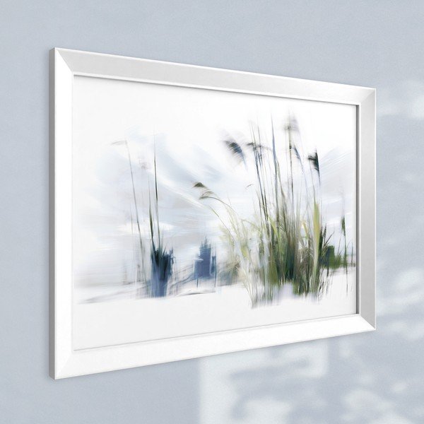 Drukāta glezna ar rāmi 56x75 cm Blue Grasses – Styler-image-3