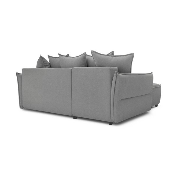 Gaiši pelēks salokāms stūra dīvāns (ar kreiso stūri) Leon – Bobochic Paris-image-4