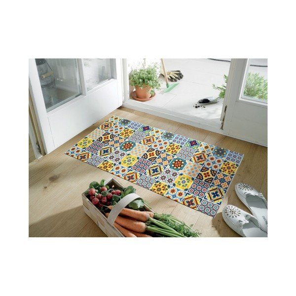 Ļoti izturīgs Webtappeti Azulejo skrejceļš, 58 x 240 cm-image-1