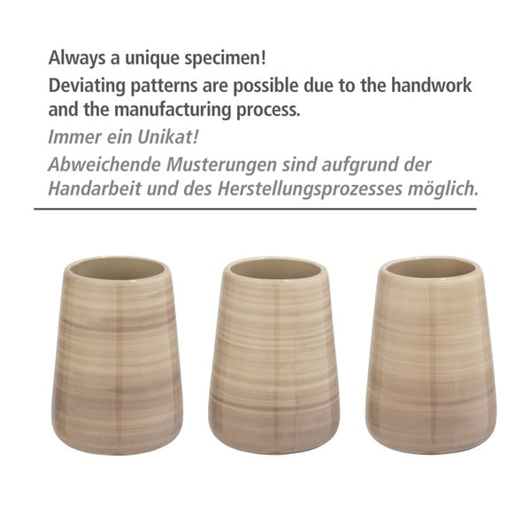 Smilšu brūna tualetes birste Wenko Pottery-image-3