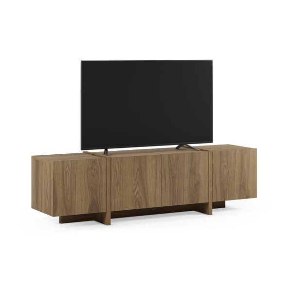 Dabīga toņa TV galdiņš ar ozolkoka imitāciju 180x55x35 cm Volia – Marckeric-image-4