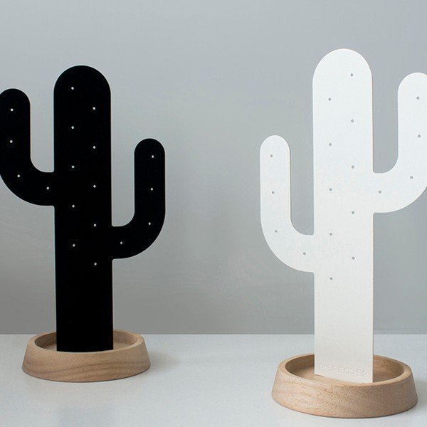 Balts juvelierizstrādājumu stends Qualy&CO Cactus-image-2