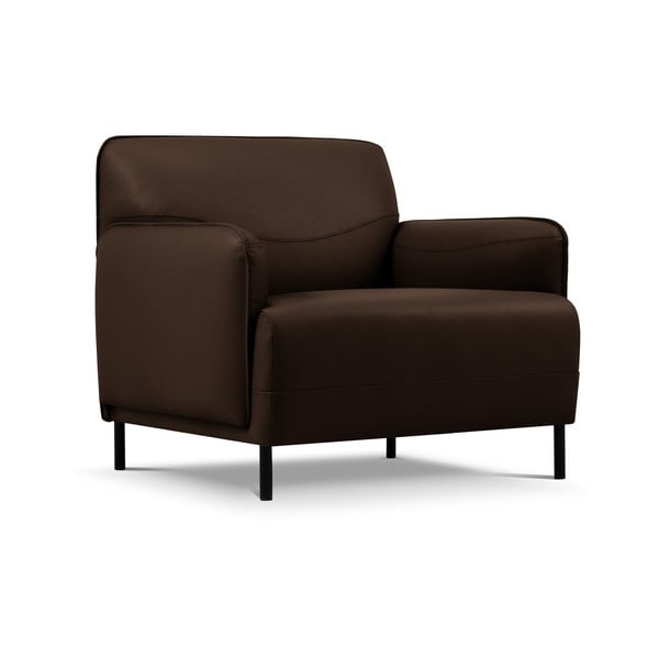 Brūns ādas atpūtas krēsls Windsor & Co Sofas Neso
