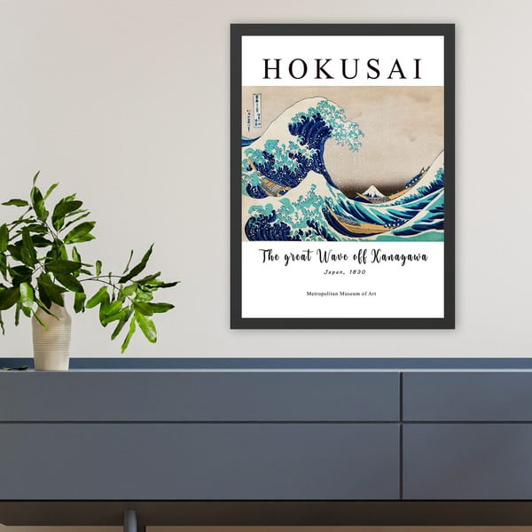 Glezna 35x45 cm Hokusai – Wallity-image-1