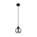 Melna piekaramā lampa ø 15 cm Grande – Sollux