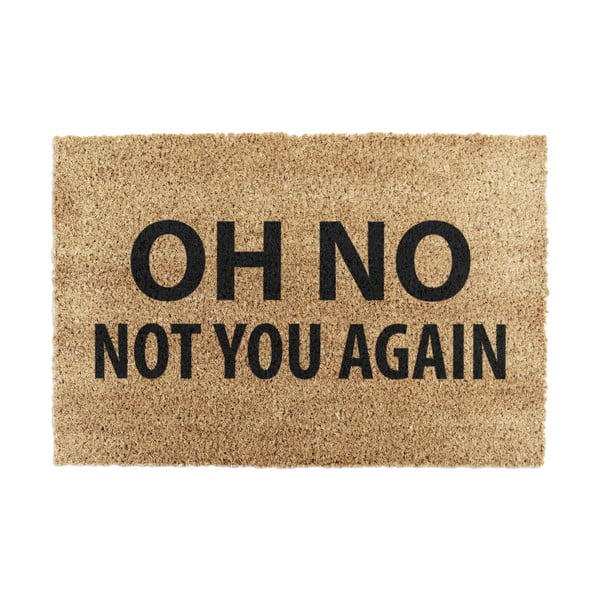 Kokosšķiedras kājslauķis 40x60 cm Not You Again – Artsy Doormats