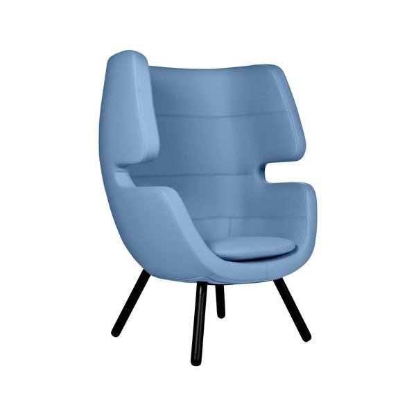 Gaiši zils atpūtas krēsls Softline Moai-image-1