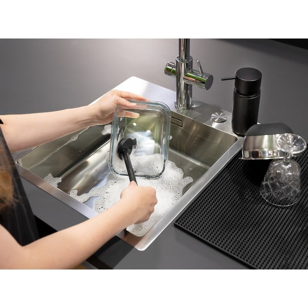 Melna trauku mazgāšanas birste Wenko Black Outdoor Kitchen Cuvo-image-1