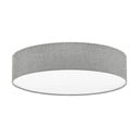 Balta/pelēka griestu lampa ar auduma abažūru PASTERI – EGLO