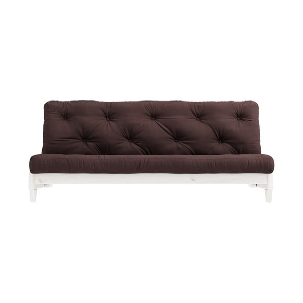 Izvelkamais dīvāns Karup Design Fresh White/Brown