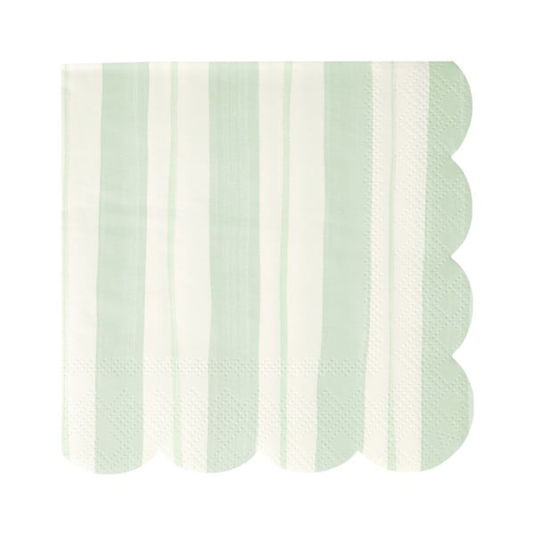 Papīra salvetes (16 gab.) Ticking Stripe – Meri Meri-image-3