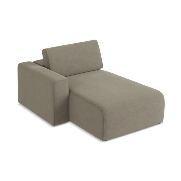 Gaiši brūna modulārā dīvāna daļa (ar kreiso stūri) Kalea – Makamii-image-3