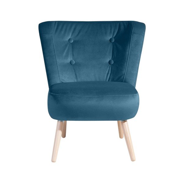 Max Winzer Neele Velvet zils krēsls-image-1