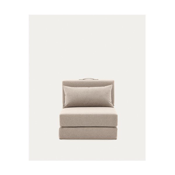 Pelēkbēšs izvelkams atpūtas krēsls Arty – Kave Home-image-3