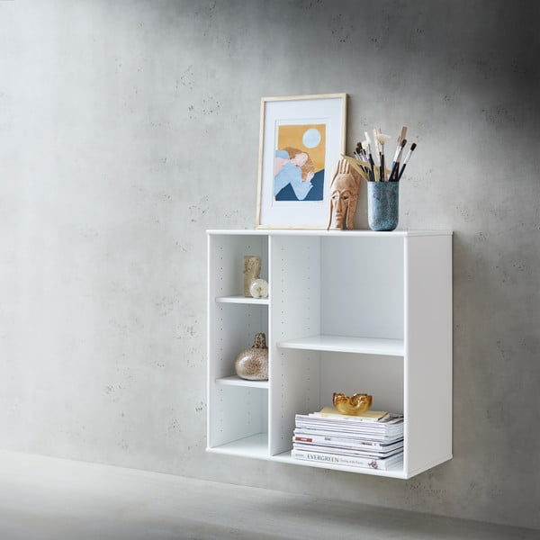 Balta moduļu plauktu sistēma 68,5x69 cm Mistral Kubus – Hammel Furniture-image-1