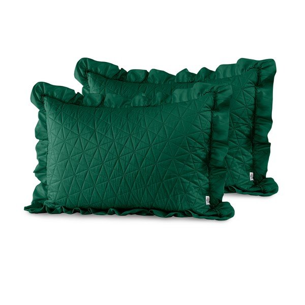 2 zaļu spilvendrānu komplekts AmeliaHome Tilia, 70 x 50 cm-image-1