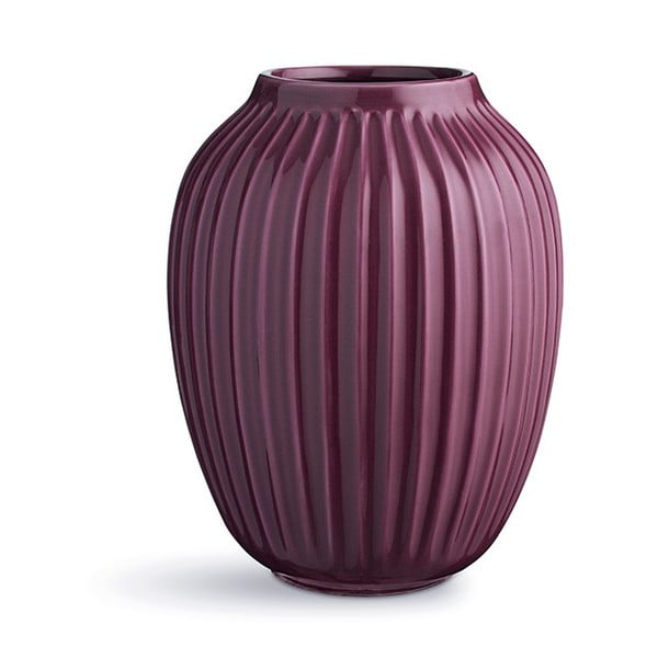 Violeta keramikas vāze Kähler Design Hammershoi, augstums 25 cm