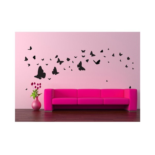 Uzlīmes un 15 Swarovski kristāli Ambiance Butterflies komplekts-image-2