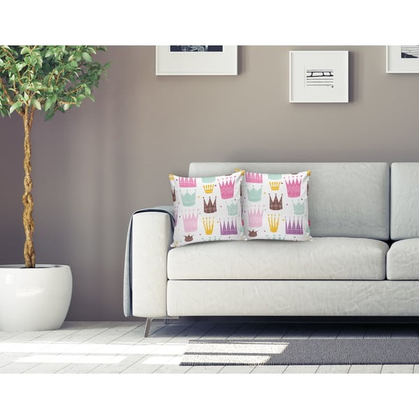 Bērnu spilvendrāna Colorful Crown - Minimalist Cushion Covers-image-2
