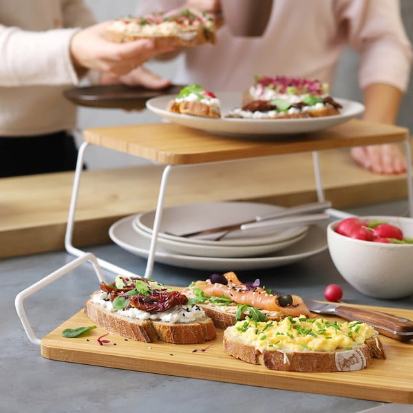 Bambusa griešanas dēlis pasniegšanai/griešanai 22x36 cm Online – Tescoma-image-1