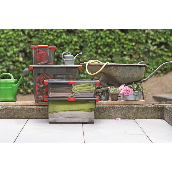 Plastmasas uzglabāšanas kaste ar vāku Evo Total – Rotho-image-2